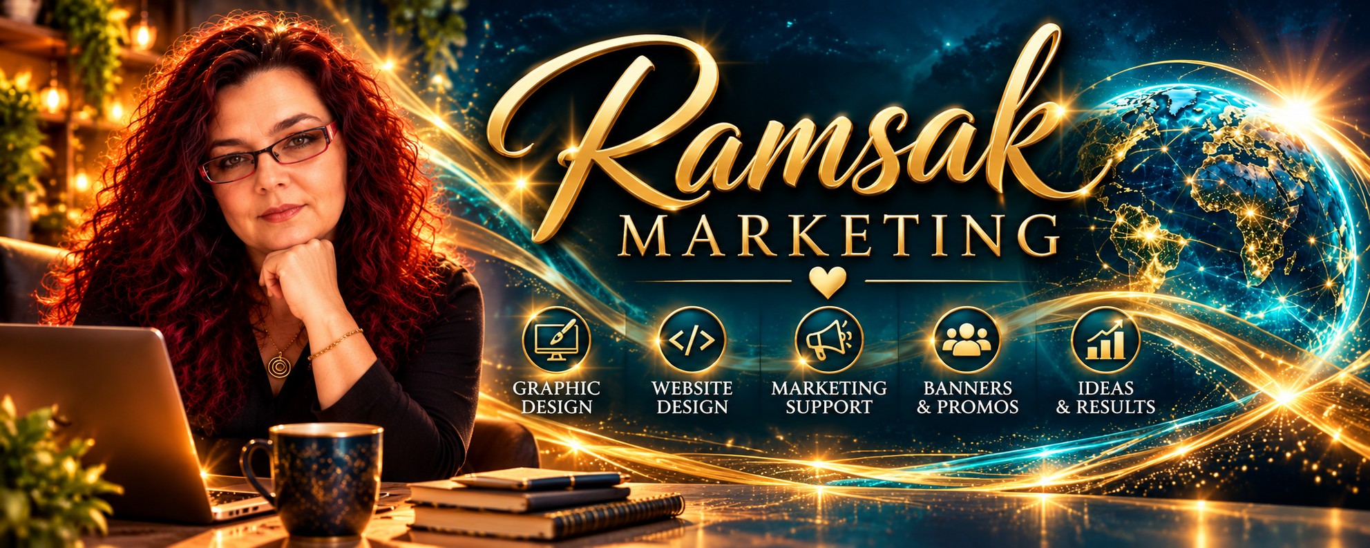 Ramsak Marketing by Elizabeta: graphic design, website design, marketing support, banners and promos, ideas and results